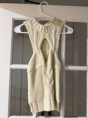 For Love & Lemons Cable Knit Tank Top